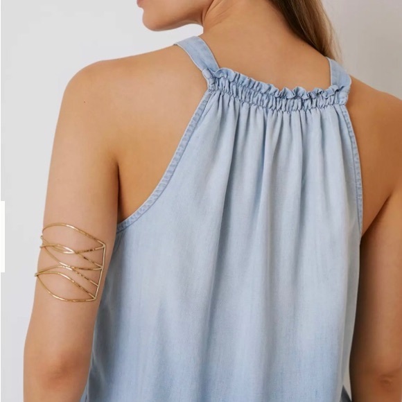 Anthropologie Cloth and Stone Ombré Halter top - Picture 3 of 7